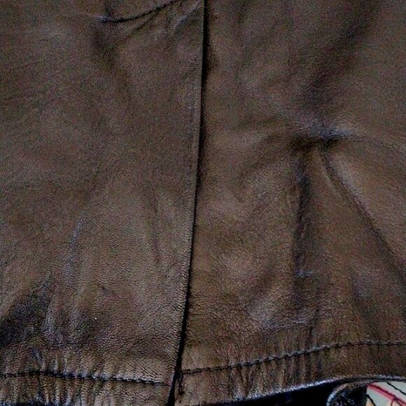 Vakko Vintage Leather Skirt - Picture 9 of 9